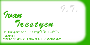 ivan trestyen business card